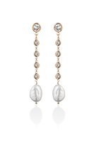 Boucles d'oreilles Lelune Femme LELUNE GLAMOUR in Argent Perla LGEA394.1